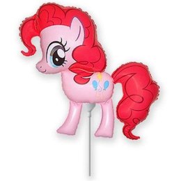 Balon Foliowy - Pinkie Pie My Little Pony na patyk 37 cm Flexmetal