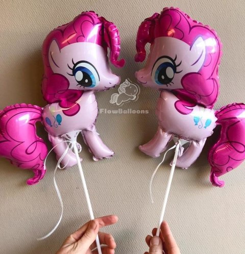 Balon Foliowy - Pinkie Pie My Little Pony na patyk 37 cm Flexmetal Balon Foliowy - Pinkie Pie My Little Pony na patyk 37 cm Flexmetal