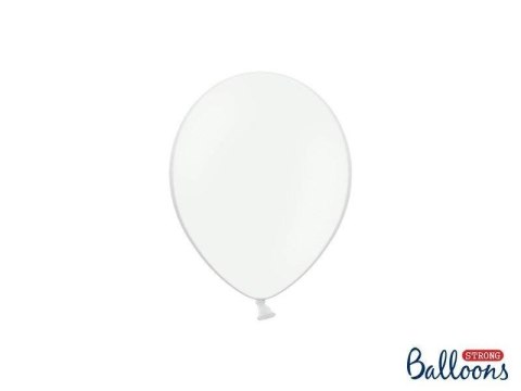 Balony lateksowe Strong, Białe, Pastel Pure White, 12cm, 100 szt. Partydeco Balony lateksowe Strong, Białe, Pastel Pure White, 12cm, 100 szt. Partydeco