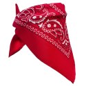 Bandana bandama chusta apaszka Czerwona