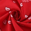 Bandana bandama chusta apaszka Czerwona