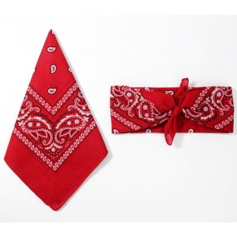 Bandana bandama chusta apaszka Czerwona Bandana bandama chusta apaszka Czerwona