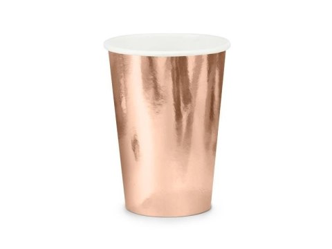 Kubeczki, różowe złoto, 220ml (1 op. / 6 szt.) Partydeco Kubeczki, różowe złoto, 220ml (1 op. / 6 szt.) Partydeco