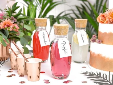 Kubeczki, różowe złoto, 220ml (1 op. / 6 szt.) Partydeco Kubeczki, różowe złoto, 220ml (1 op. / 6 szt.) Partydeco