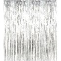 Kurtyna Srebrna metalizowana, 100 x 200,cm Jixstar