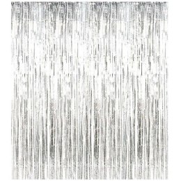 Kurtyna Srebrna metalizowana, 100 x 200,cm Jixstar