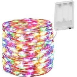 Lampki LED, Kolorowe, na druciku, 100 diod Marka niezdefiniowana