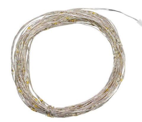 Lampki LED, Kolorowe, na druciku, 100 diod Marka niezdefiniowana Lampki LED, Kolorowe, na druciku, 100 diod Marka niezdefiniowana