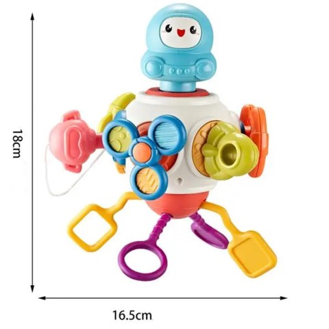 WOOPIE BABY Kostka Sześciościan Montessori Sensoryczna 8w1 WOOPIE BABY Kostka Sześciościan Montessori Sensoryczna 8w1