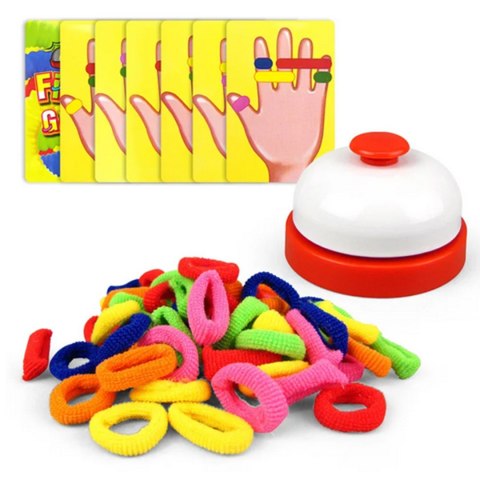 WOOPIE Gra Zręcznościowa FINGER GAMES Kolorowe Gumki 4+ WOOPIE Gra Zręcznościowa FINGER GAMES Kolorowe Gumki 4+