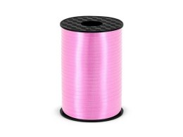 Wstążka plastikowa, jasny róż, 5mm/225m Partydeco