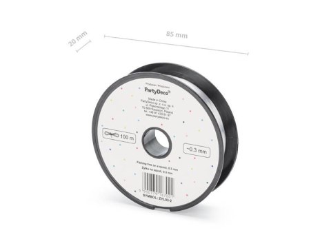 Żyłka na szpuli, 0,3mm (1 szt. / 100 mb.) Partydeco Żyłka na szpuli, 0,3mm (1 szt. / 100 mb.) Partydeco
