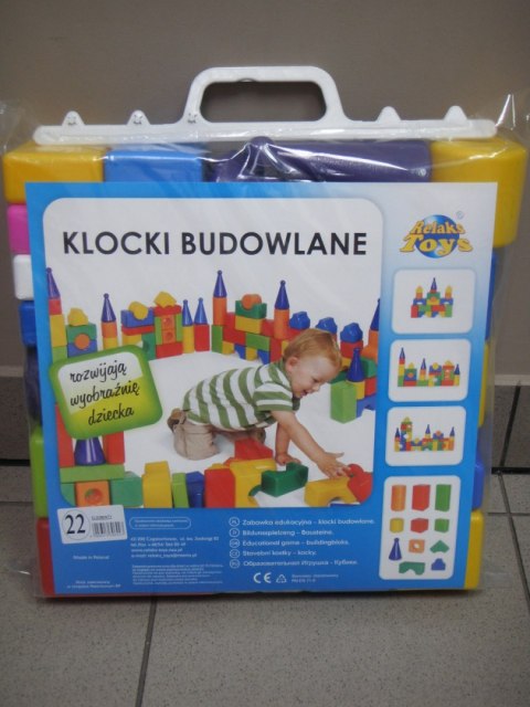 Klocki budowlane 22el. | 602 Klocki budowlane 22el. | 602