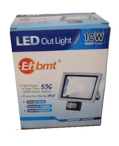 Lampa halogenowa led 10W z sensorem ruchu NQ0911 Lampa halogenowa led 10W z sensorem ruchu NQ0911