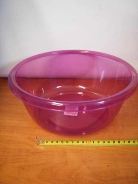 Miska okrągła 4,5l transparent mix | 10334-347 Miska okrągła 4,5l transparent mix | 10334-347