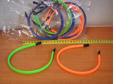 Opaska 10szt. rzemyk jaskrawy Opaska 10szt. rzemyk jaskrawy