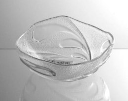 Salaterka 6szt szklana splash 12cm łezki BW578