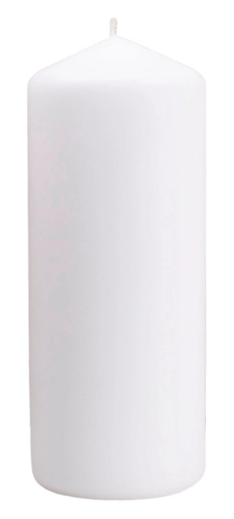 Świeca walec 60/150mm BIAŁA BARWIONA | W60150 Świeca walec 60/150mm BIAŁA BARWIONA | W60150