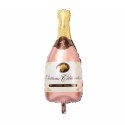Balon Foliowy Butelka Szampana, Rose Gold, 92cm Jixstar