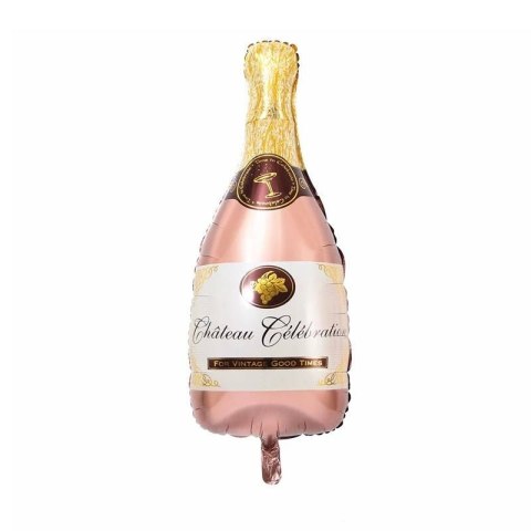 Balon Foliowy Butelka Szampana, Rose Gold, 92cm Jixstar Balon Foliowy Butelka Szampana, Rose Gold, 92cm Jixstar