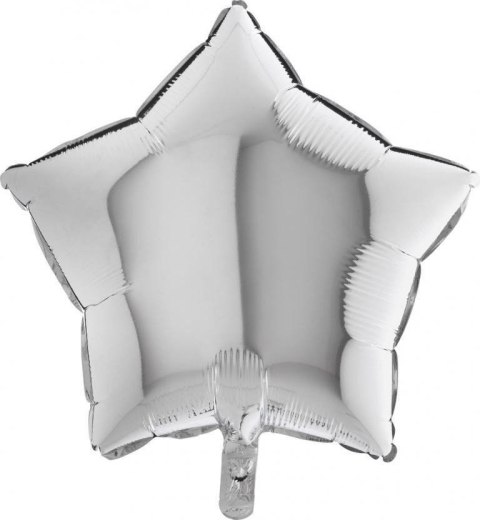 Balon Foliowy - Gwiazda Srebrna 46 cm Grabo, pakowana Grabo Balon Foliowy - Gwiazda Srebrna 46 cm Grabo, pakowana Grabo