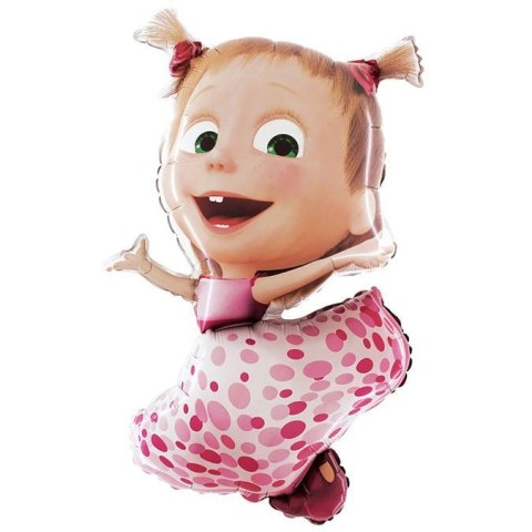 Balon Foliowy Masha Sukienka, 90cm Grabo Grabo Balon Foliowy Masha Sukienka, 90cm Grabo Grabo