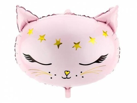 Balon foliowy Kotek, różowy, 48 x 36 cm Partydeco Balon foliowy Kotek, różowy, 48 x 36 cm Partydeco