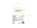 Balon foliowy Litera D, 35cm, Złota Partydeco