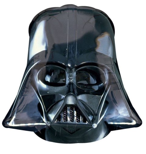Balon foliowy, Star Wars Darth Vader Czarny, 46 cm x 50 cm Amscan / Anagram Balon foliowy, Star Wars Darth Vader Czarny, 46 cm x 50 cm Amscan / Anagram