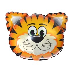Balon foliowy zwierzak - tygrysek na patyk 25 cm Arpex