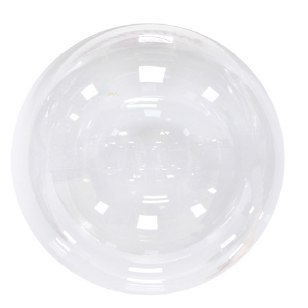 Balon przezroczysty transparentny Bobo okrągły, kula 36 cali Flowballoons Balon przezroczysty transparentny Bobo okrągły, kula 36 cali Flowballoons