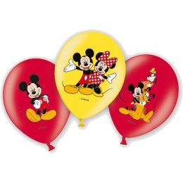 Balony lateksowe Myszka Miki 27,5 cm, 6 szt. Amscan / Anagram