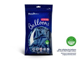 Balony lateksowe Strong, Ciemno Niebieskie, Pastel Corn. Blue, 30cm, 50 szt. Partydeco
