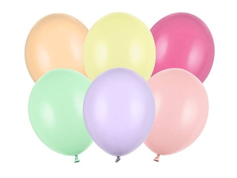 Balony lateksowe Strong, Kolorowe, Pastel Mix, 30 cm, 100 szt. Partydeco Balony lateksowe Strong, Kolorowe, Pastel Mix, 30 cm, 100 szt. Partydeco
