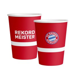 Kubeczki papierowe FC Bayern Monachium 500 ml, 6 szt. Amscan / Anagram