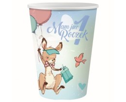 Kubeczki papierowe Roczek - Kangurek, 270 ml/ 6 szt. Godan