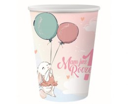 Kubeczki papierowe Roczek - Króliczek, 270 ml/ 6 szt. Godan