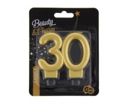 Świeczka na tort 30 urodziny, liczba „30