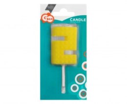 Świeczka urodzinowa Klocki, cyfra 2, wys. 5.5 cm Godan