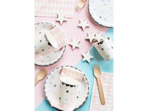 Talerzyki Jednorożec - Gwiazdki, 18 cm (1 op. / 6 szt.) Partydeco Talerzyki Jednorożec - Gwiazdki, 18 cm (1 op. / 6 szt.) Partydeco