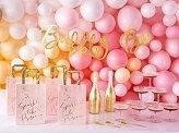 Torebki na prezenty Prosecco, różowy, 18 x 26 x 10 cm Partydeco Torebki na prezenty Prosecco, różowy, 18 x 26 x 10 cm Partydeco
