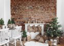 Zawieszki dekoracyjne Gwiazdy, naturalne drewno, 3 szt. Partydeco