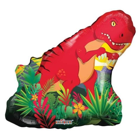 Balon Foliowy Czerwony Dinozaur, 72cm Kaleidoscope Balon Foliowy Czerwony Dinozaur, 72cm Kaleidoscope