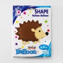 Balon Foliowy Hedgehog Jeż brązowy 76cm Grabo