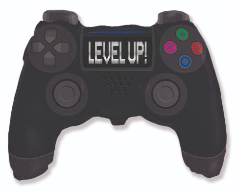 Balon Foliowy Level Up, Game Pad Kontroler, 62cm Flexmetal Balon Foliowy Level Up, Game Pad Kontroler, 62cm Flexmetal