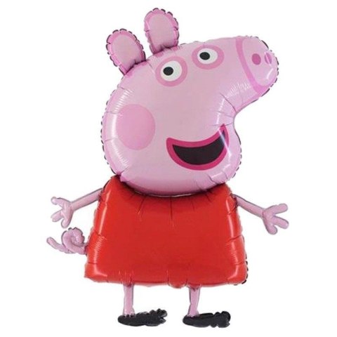 Balon Foliowy - Świnka Peppa, 104cm pakowany Grabo Balon Foliowy - Świnka Peppa, 104cm pakowany Grabo