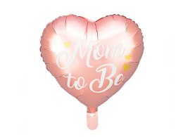 Balon foliowy Mom to Be, 35cm, różowy Partydeco
