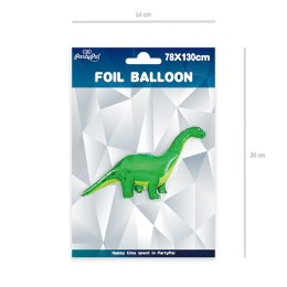 Balon foliowy brachiozaur, dinozaur 78cm x 130cm PartyPal