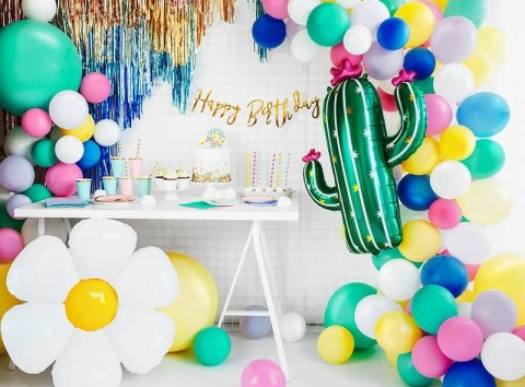 Balon foliowy kwiat Stokrotka, 80x71cm Partydeco Balon foliowy kwiat Stokrotka, 80x71cm Partydeco
