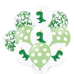 Balony Dinozaury 30cm, 10 szt. PartyPal